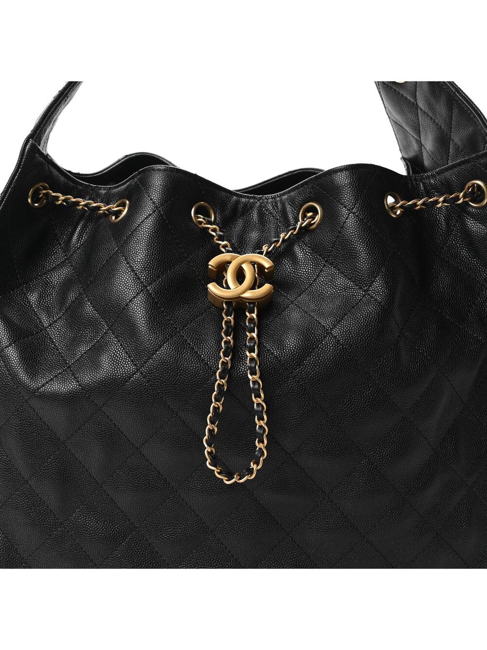 Caviar Quilted Medium Chanel 25 Handbag #319603C79B - Picture 9 of 11